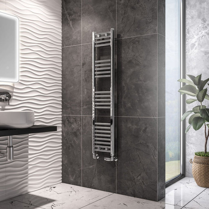 Eastbrook Wingrave Straight Heated Towel Rail - Chrome