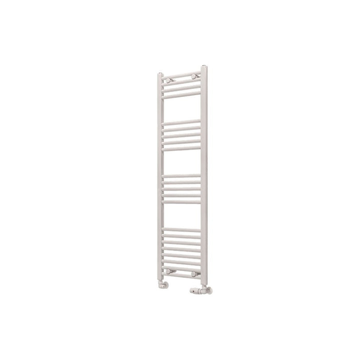 Eastbrook Wingrave Straight Heated Towel Rail - Gloss White