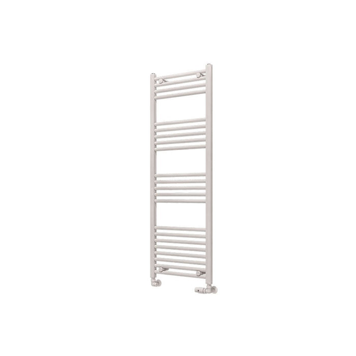 Eastbrook Wingrave Straight Heated Towel Rail - Gloss White