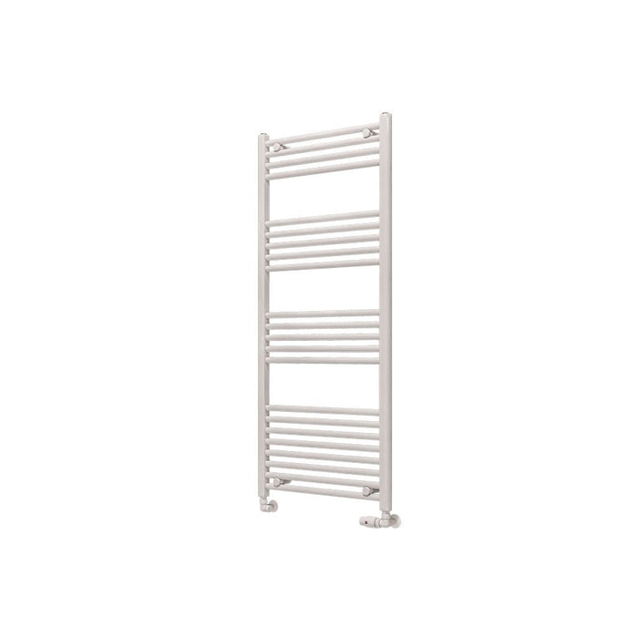 Eastbrook Wingrave Straight Heated Towel Rail - Gloss White