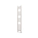 Eastbrook Wingrave Straight Heated Towel Rail - Gloss White