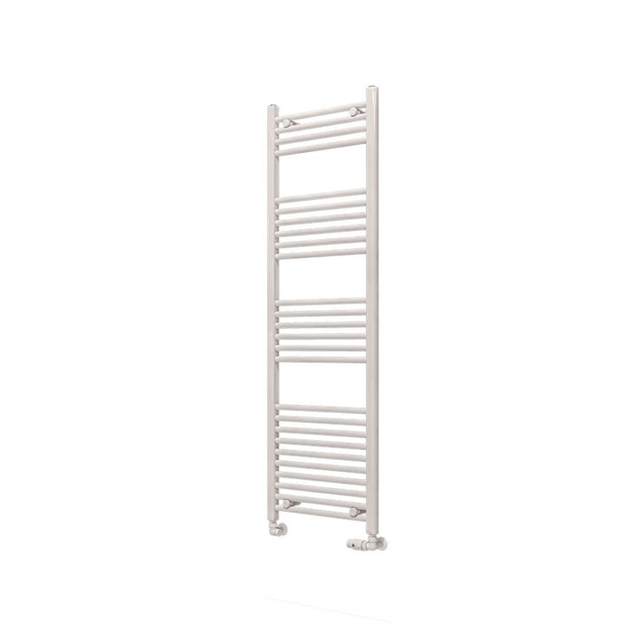 Eastbrook Wingrave Straight Heated Towel Rail - Gloss White