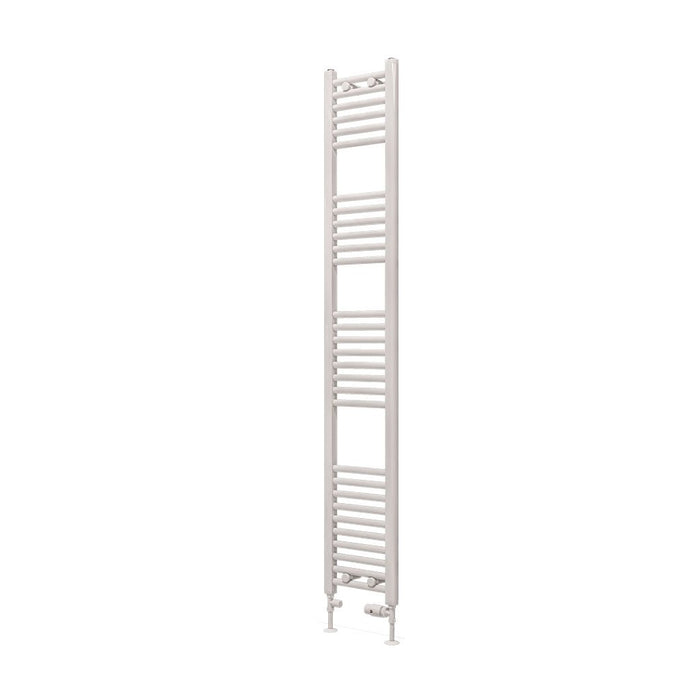 Eastbrook Wingrave Straight Heated Towel Rail - Gloss White