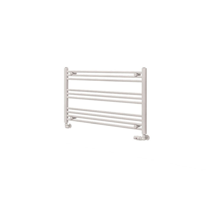 Eastbrook Wingrave Straight Heated Towel Rail - Gloss White
