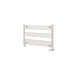 Eastbrook Wingrave Straight Heated Towel Rail - Gloss White