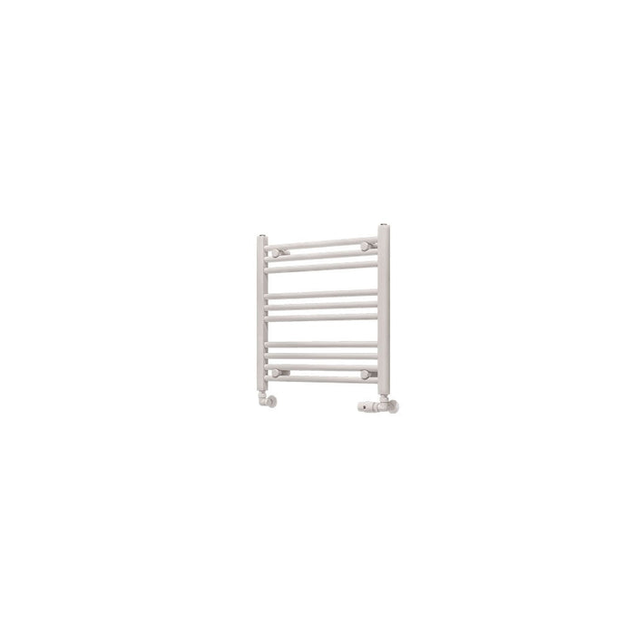 Eastbrook Wingrave Straight Heated Towel Rail - Gloss White