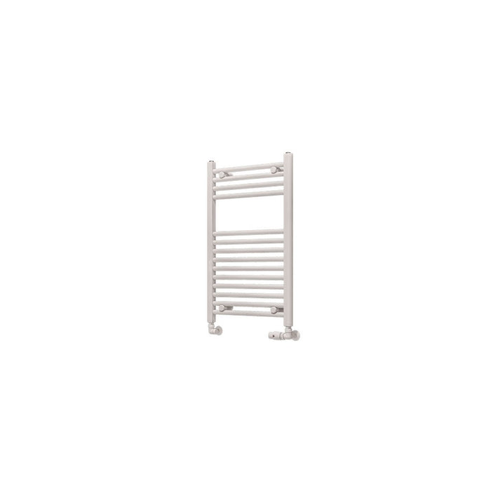 Eastbrook Wingrave Straight Heated Towel Rail - Gloss White