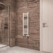 Eastbrook Wingrave Straight Heated Towel Rail - Gloss White