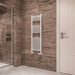 Eastbrook Wingrave Straight Heated Towel Rail - Gloss White