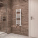 Eastbrook Wingrave Straight Heated Towel Rail - Gloss White