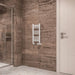 Eastbrook Wingrave Straight Heated Towel Rail - Gloss White