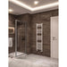 Eastbrook Wingrave Straight Heated Towel Rail - Gloss White