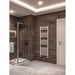 Eastbrook Wingrave Straight Heated Towel Rail - Gloss White