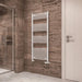 Eastbrook Wingrave Straight Heated Towel Rail - Gloss White