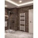 Eastbrook Wingrave Straight Heated Towel Rail - Gloss White