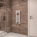 Eastbrook Wingrave Straight Heated Towel Rail - Gloss White