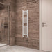 Eastbrook Wingrave Straight Heated Towel Rail - Gloss White