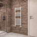 Eastbrook Wingrave Straight Heated Towel Rail - Gloss White