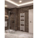 Eastbrook Wingrave Straight Heated Towel Rail - Gloss White