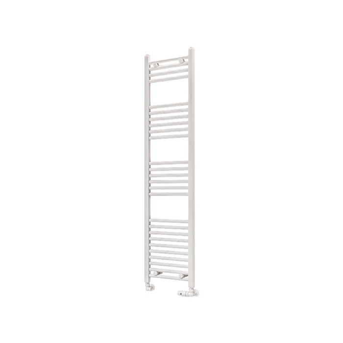 Eastbrook Wingrave Straight Heated Towel Rail - Matt White