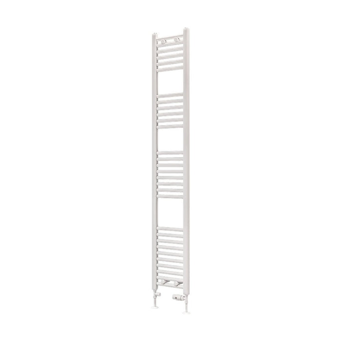 Eastbrook Wingrave Straight Heated Towel Rail - Matt White
