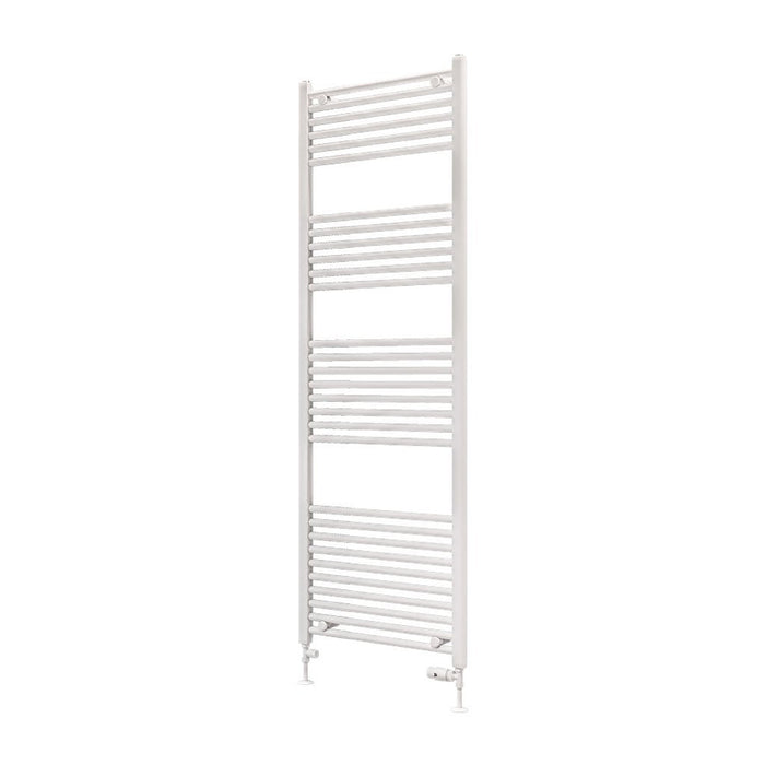 Eastbrook Wingrave Straight Heated Towel Rail - Matt White