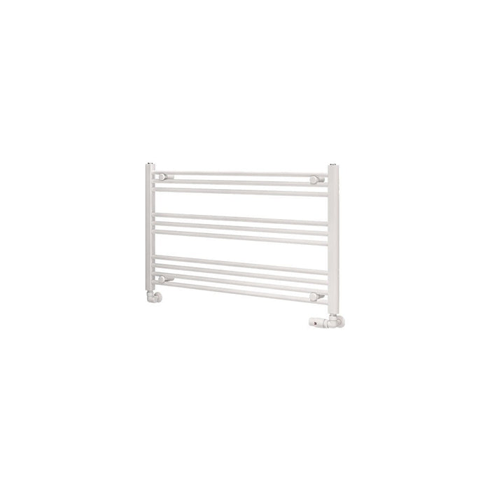 Eastbrook Wingrave Straight Heated Towel Rail - Matt White