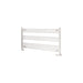 Eastbrook Wingrave Straight Heated Towel Rail - Matt White