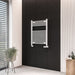 Eastbrook Wingrave Straight Heated Towel Rail - Matt White