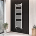 Eastbrook Wingrave Straight Heated Towel Rail - Matt White