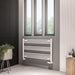 Eastbrook Wingrave Straight Heated Towel Rail - Matt White