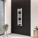 Eastbrook Wingrave Straight Heated Towel Rail - Matt White