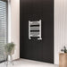 Eastbrook Wingrave Straight Heated Towel Rail - Matt White