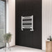 Eastbrook Wingrave Straight Heated Towel Rail - Matt White