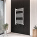 Eastbrook Wingrave Straight Heated Towel Rail - Matt White
