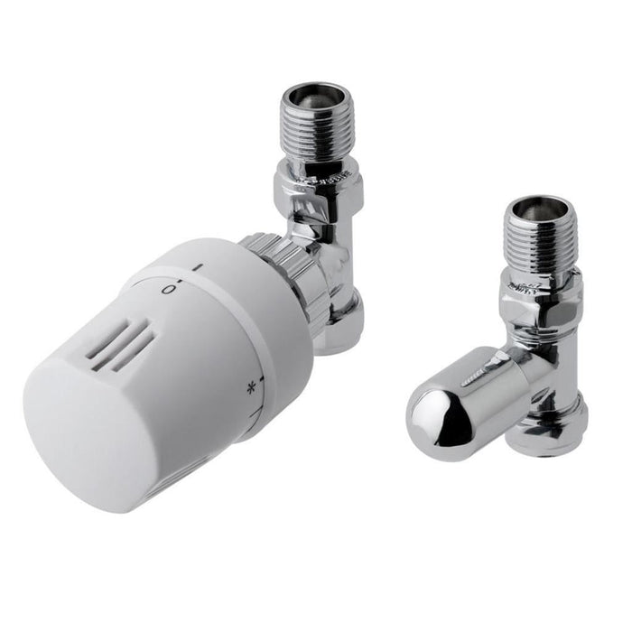 Eastbrook Wingrave Thermostatic Straight Radiator Valves