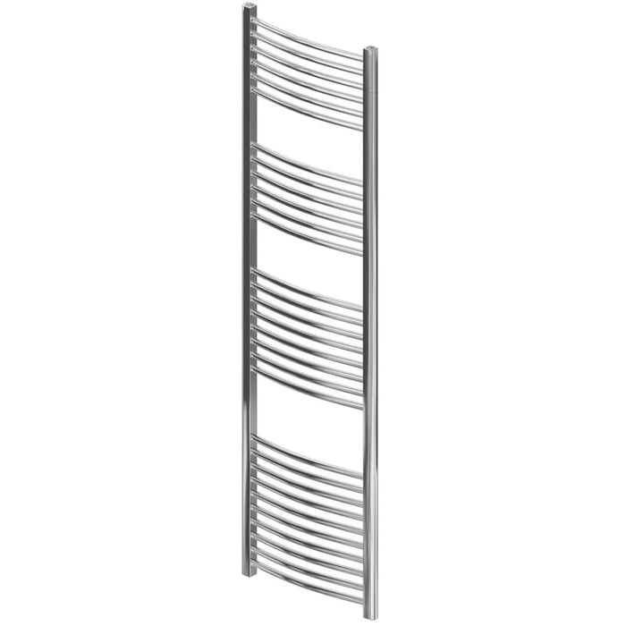Eastbrook Wingrave Vertical Curved Heated Towel Rail
