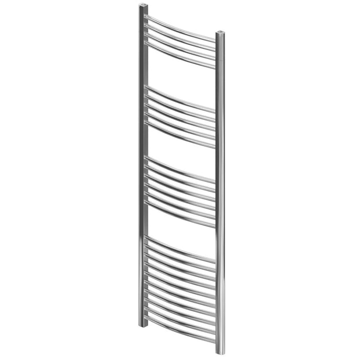 Eastbrook Wingrave Vertical Curved Heated Towel Rail
