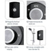 Triton Amore DuElec Electric Shower - 9.5kW - Gloss Black