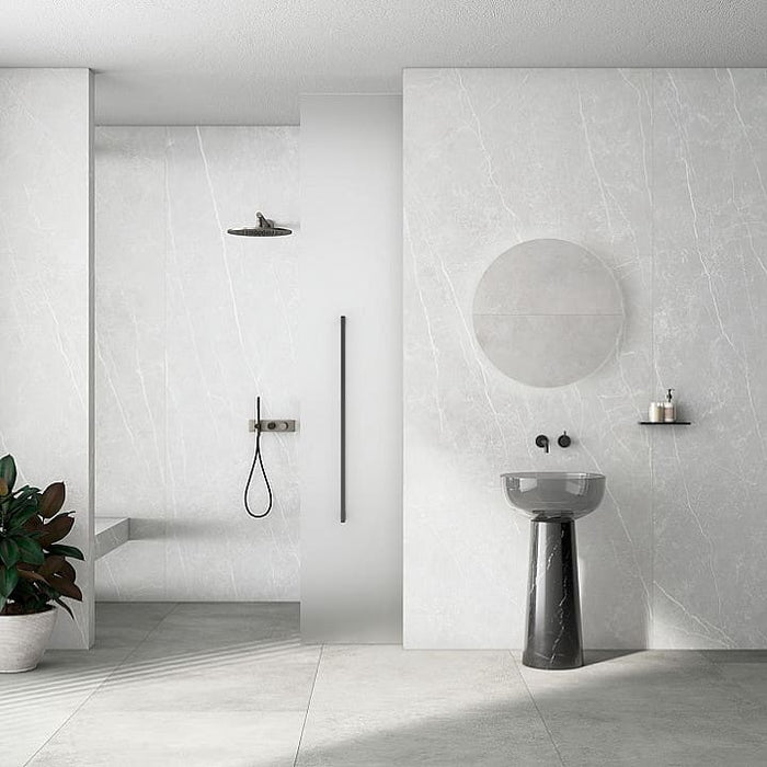 Eterea White Matt Porcelain Wall & Floor Tile