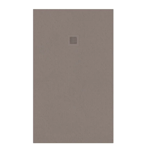 Extra Flat Rectangular Slate Shower Tray - Basalt - 800mm