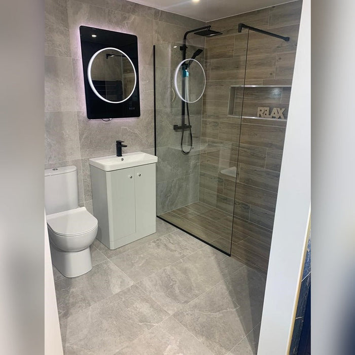 Favola Perla Stone Effect Matt Porcelain Wall & Floor Tile