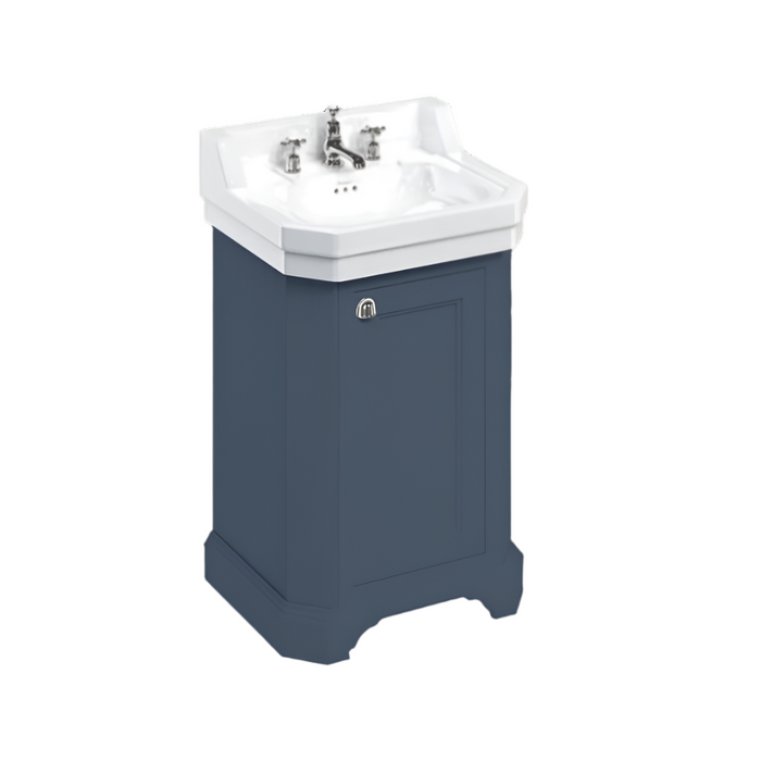 Burlington Edwardian 560mm 1 Door Floorstanding Vanity Unit with Basin