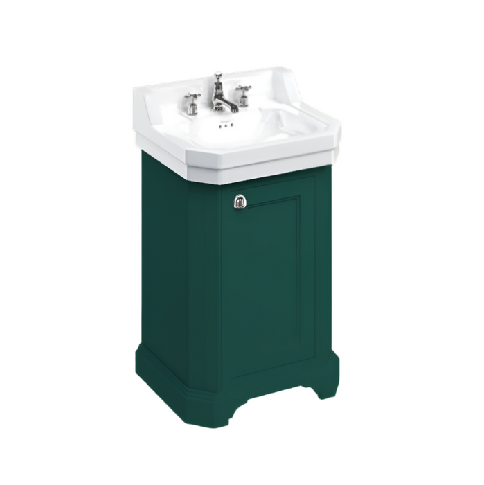 Burlington Edwardian 560mm 1 Door Floorstanding Vanity Unit with Basin
