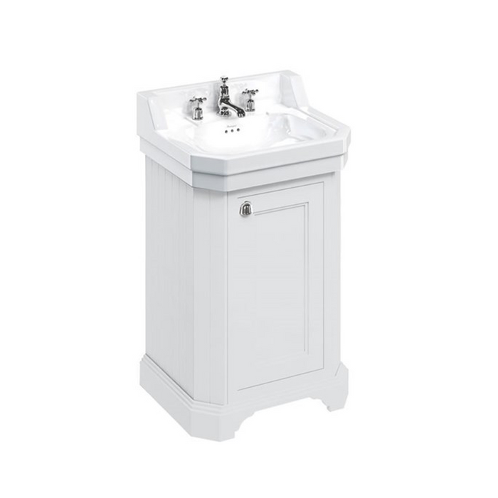 Burlington Edwardian 560mm 1 Door Floorstanding Vanity Unit with Basin