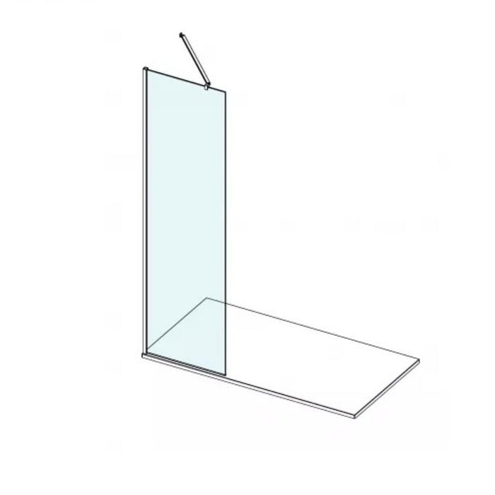 Flair Ayo 10mm Wetroom Clear Glass Panel