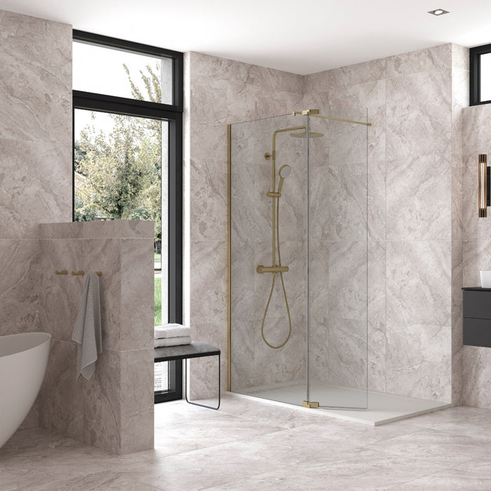 Flair Ayo 10mm Wetroom Hinge Rotating Deflector Panel