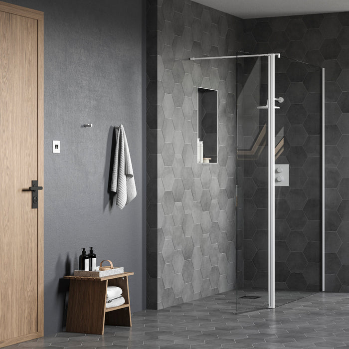Flair Ayo 10mm Wetroom Rise & Fall Rotating Panel