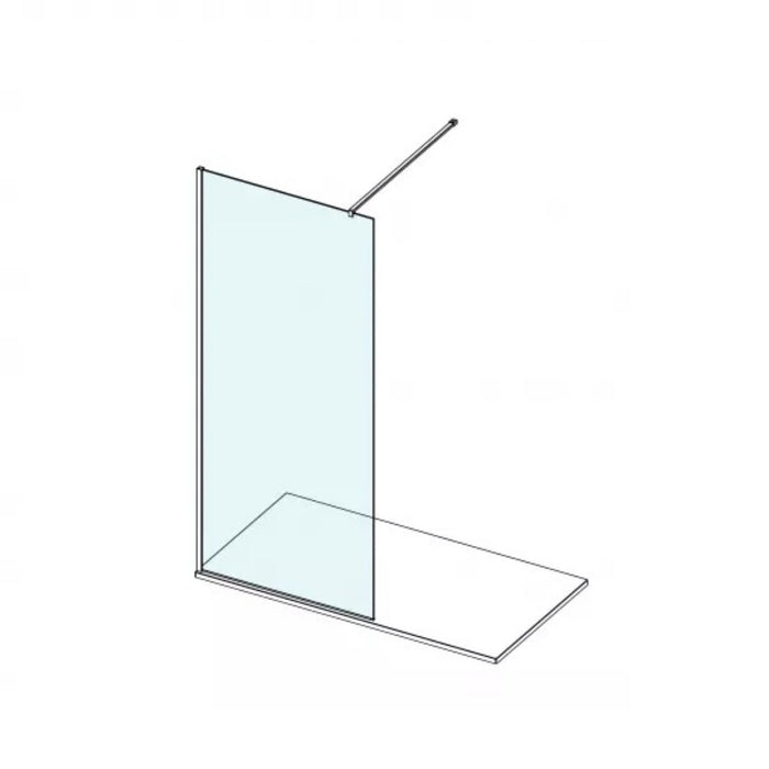 Flair Ayo 8mm Wetroom Clear Glass Panel