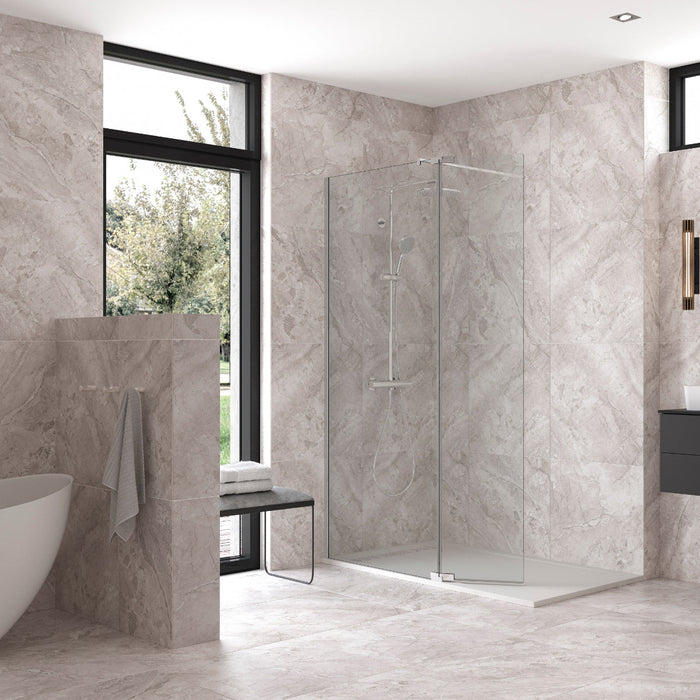 Flair Ayo 8mm Wetroom Hinge Rotating Deflector Panel